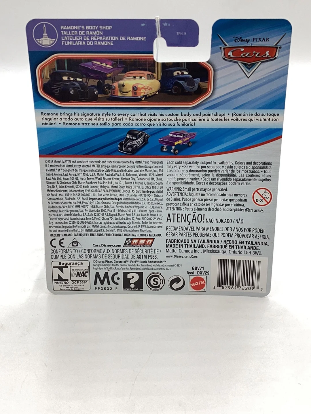 Disney Pixar Cars Hot Rod Junior Moon 142F - Image 6