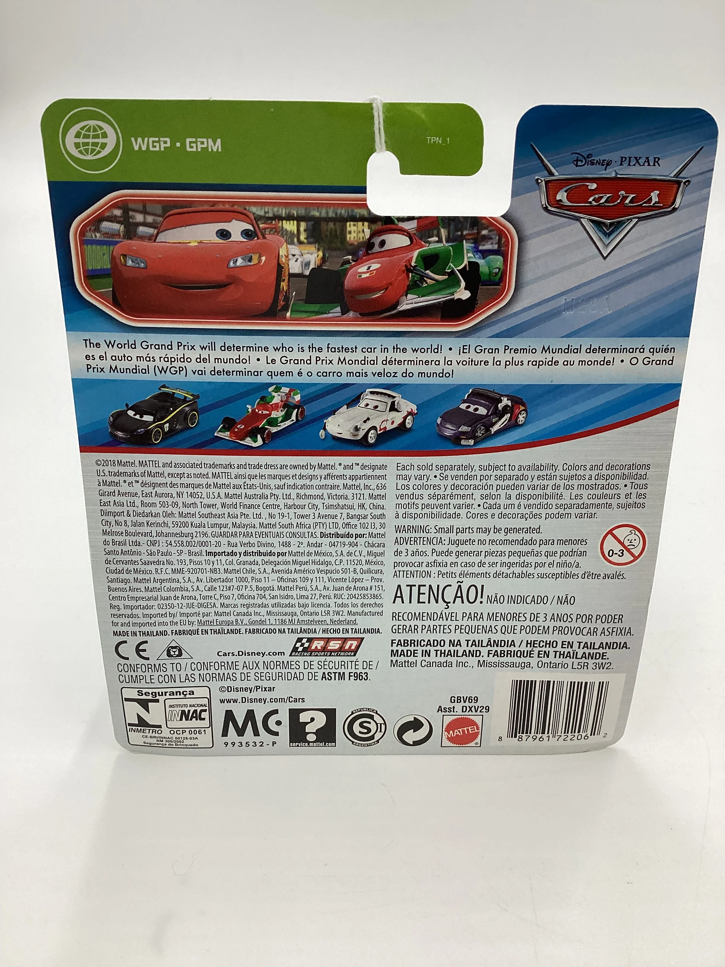 Disney Pixar Cars Mach Matsuo White - Image 7