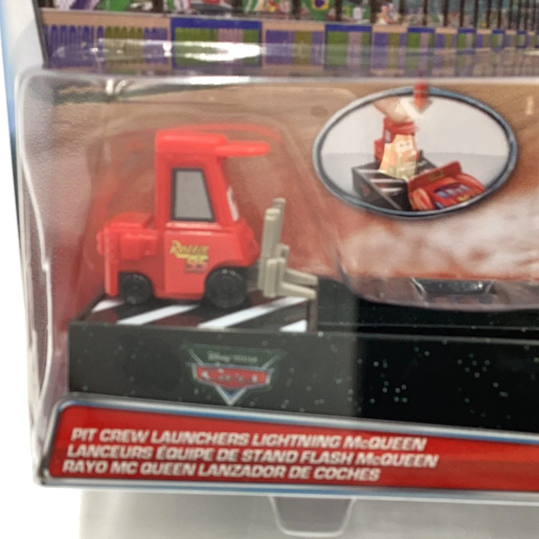 Disney Pixar Cars Pit Crew Launcher Lightning McQueen 142D - Image 3