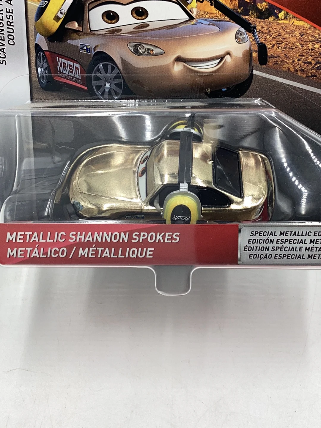 Disney Pixar Cars Scavenger Hunt series Metallic Shannon Spokes Chase 141A - Image 2