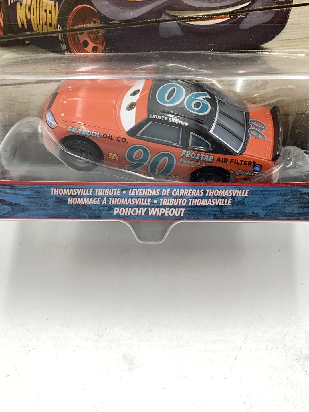 Disney Pixar Cars Thomasville Racing Ponchy Wipeout 141C - Image 3