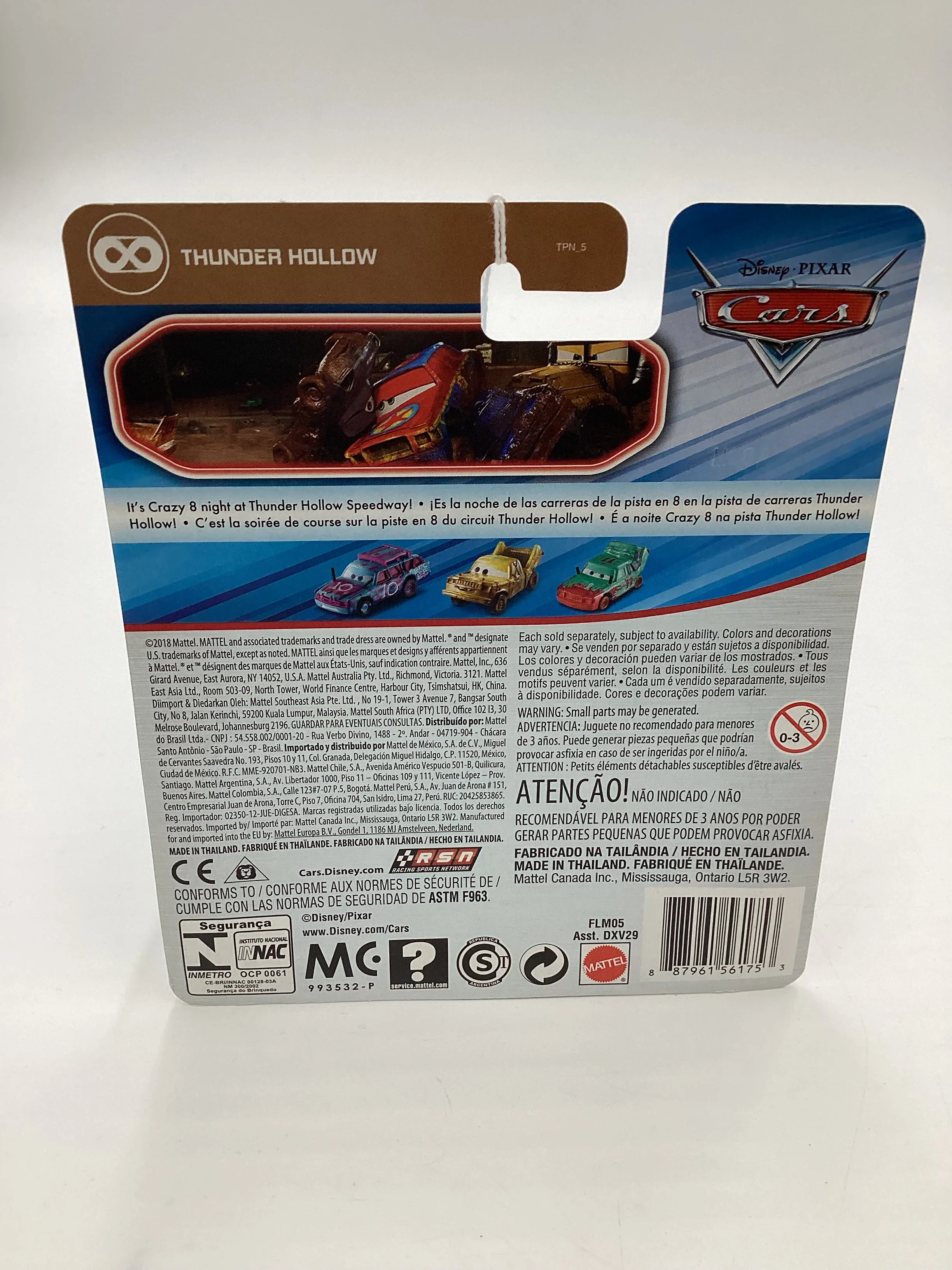Disney Pixar Cars Thunder Hollow Blind Spot Blue/Pink VHTF - Image 7