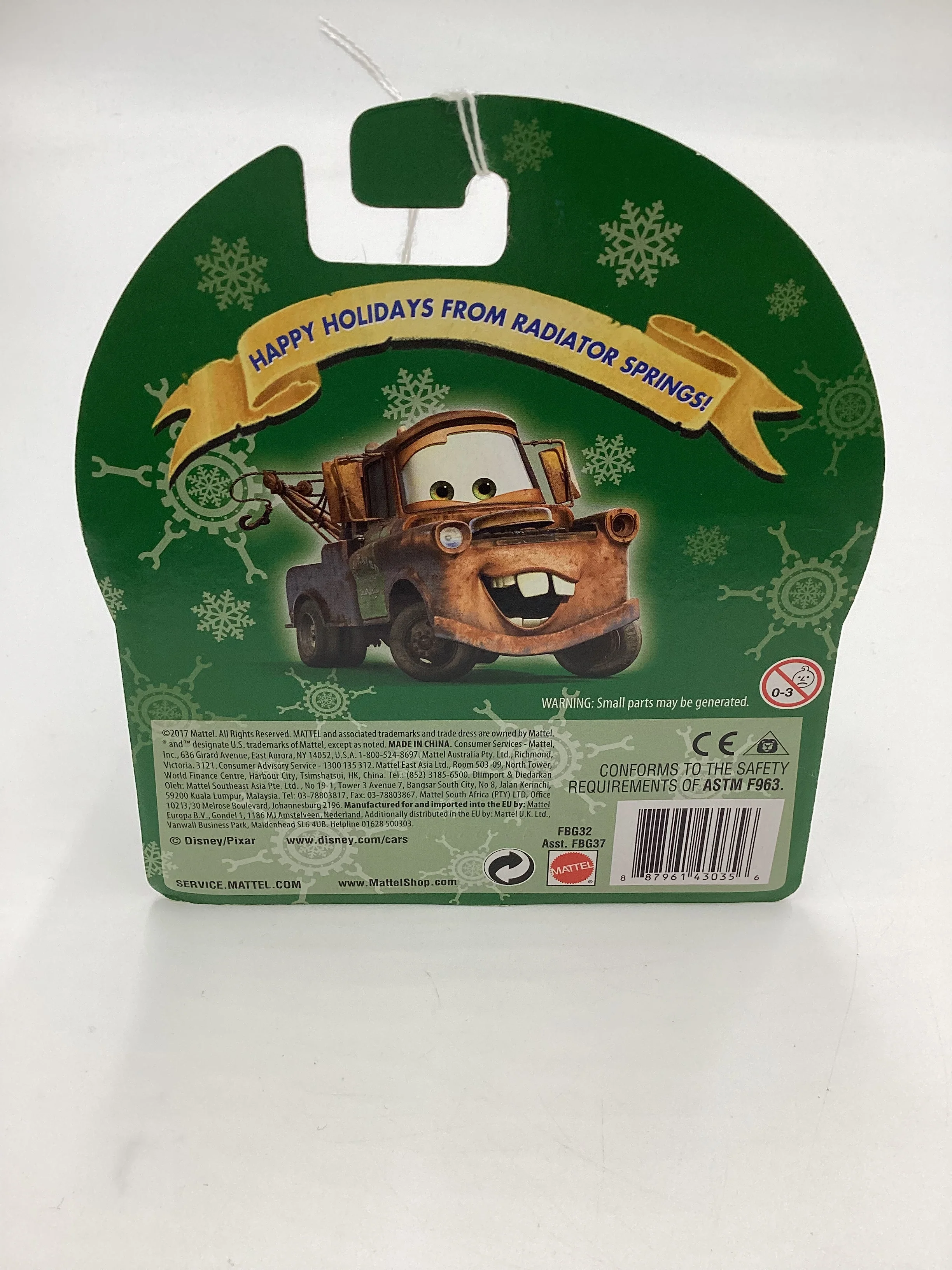 Disney Pixar Cars Whee-Hoo Winter Mater 140C - Image 7