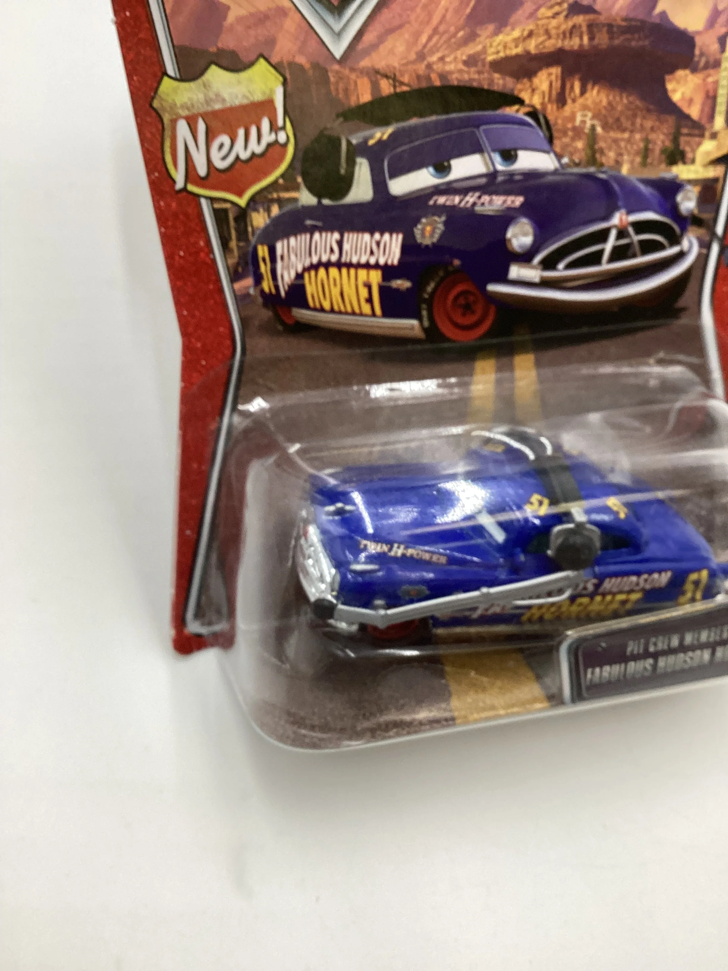 Disney Pixar The World of Cars #33 Pit Crew Member Fabulous Hudson Hornet Blue - Image 5