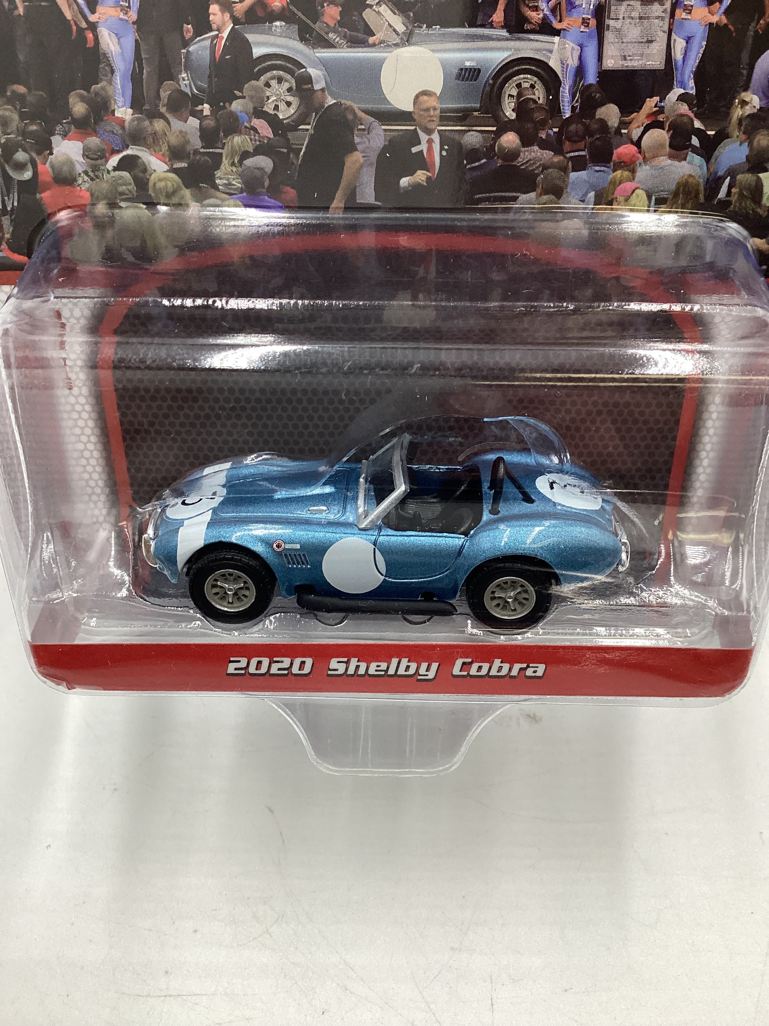 GL Barret Jackson Series 7 2020 Shelby Cobra FIA Blue 177E - Image 3