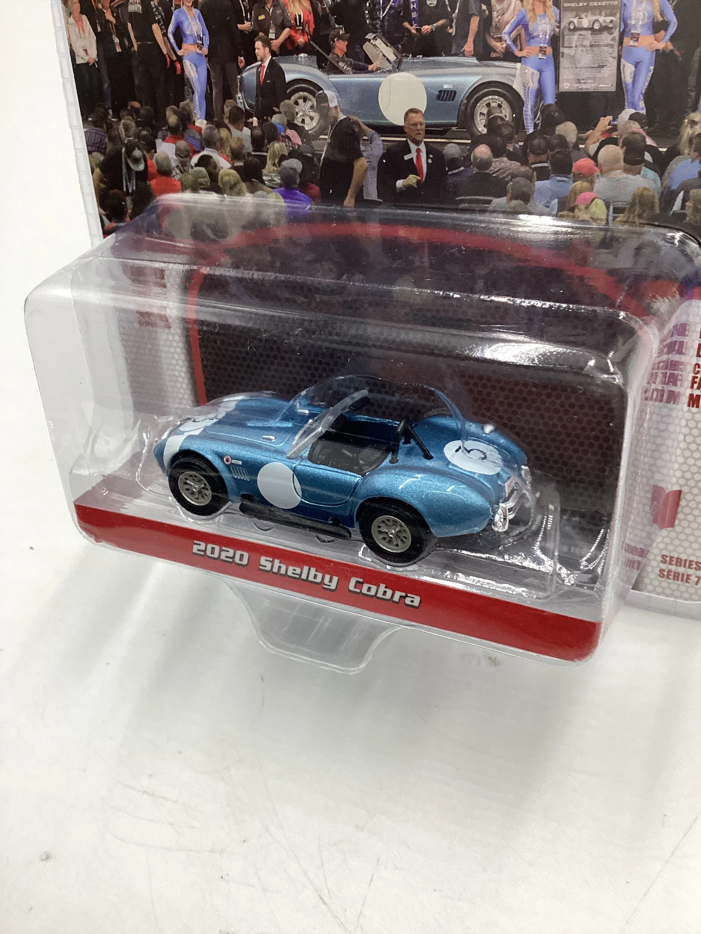 GL Barret Jackson Series 7 2020 Shelby Cobra FIA Blue 177E - Image 4
