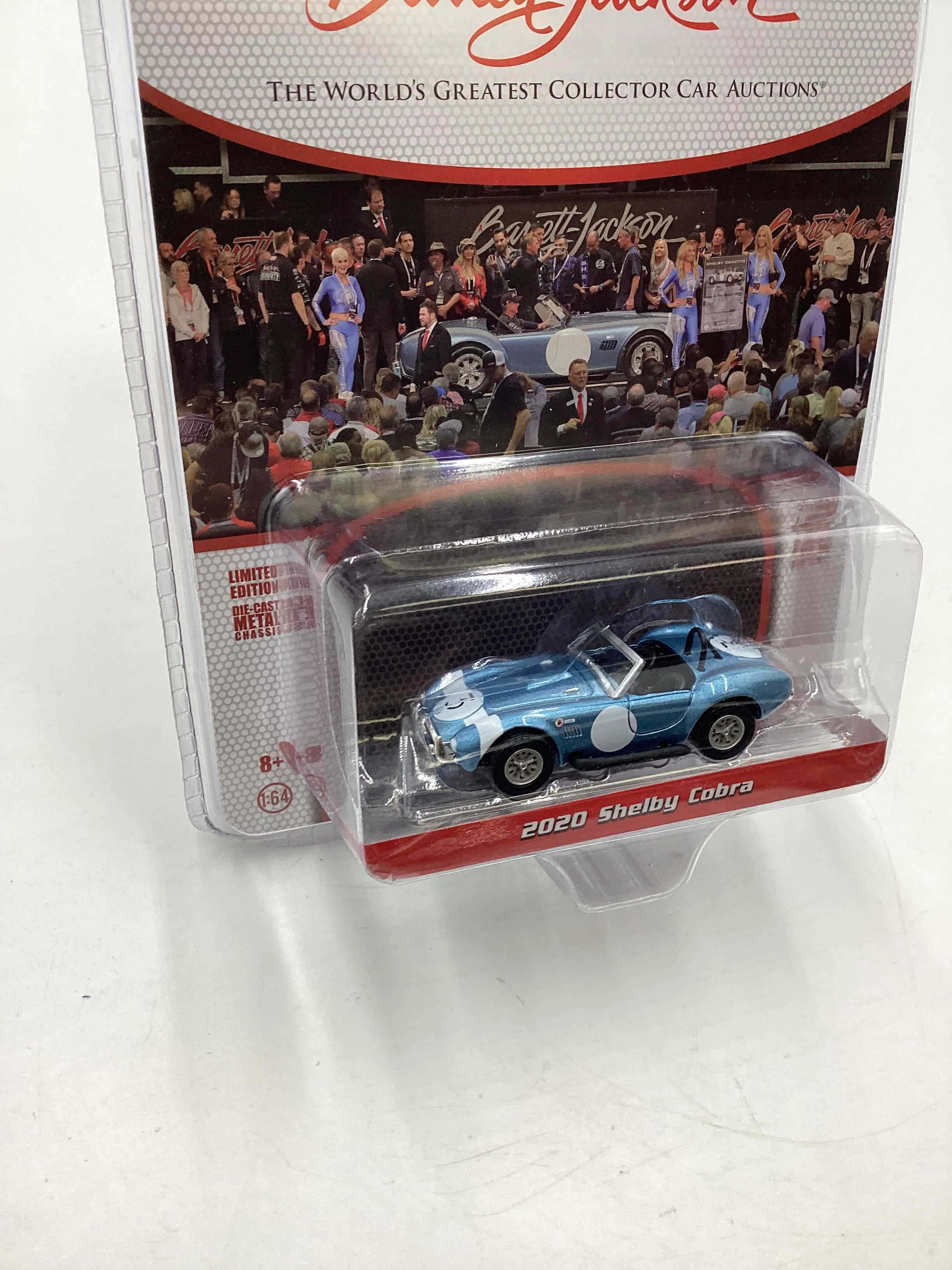 GL Barret Jackson Series 7 2020 Shelby Cobra FIA Blue 177E - Image 5