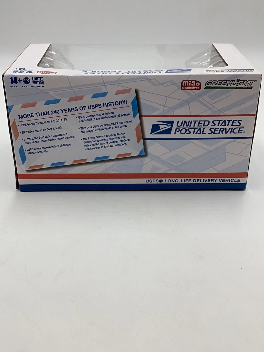 Greenlight 1/24 USPS Long Life Delivery Vehicle United States Postal Service MiJo Exclusives - Image 5