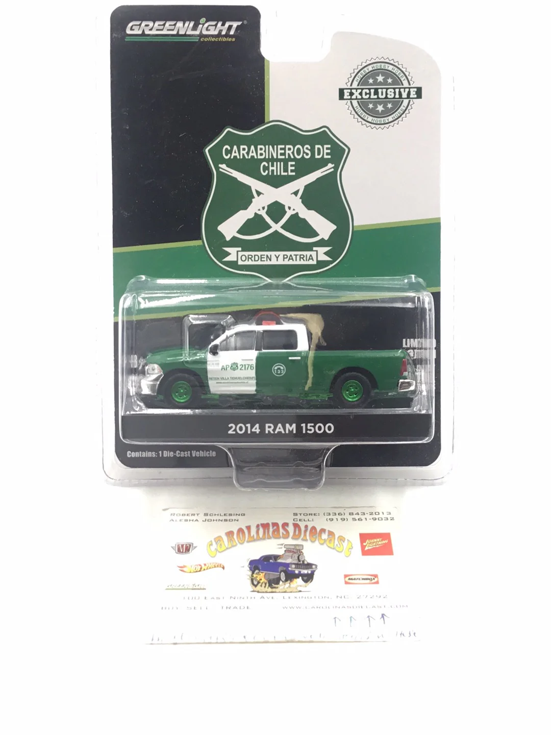 Greenlight 2014 Ram 1500 green machine CHASE