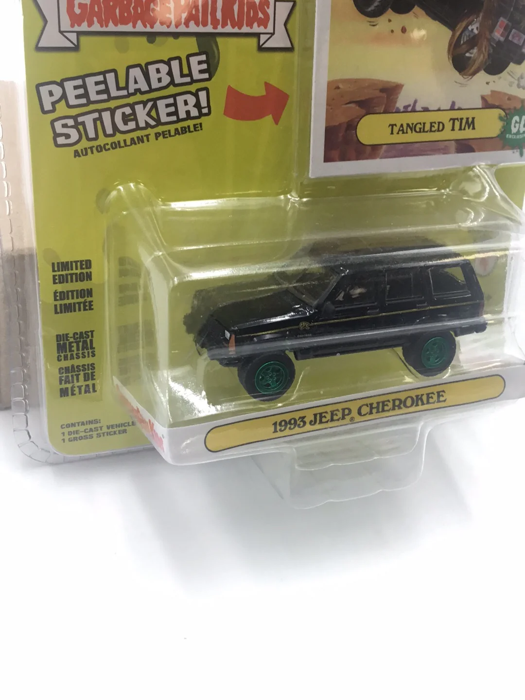Greenlight Garbage Pail Kids 1993 Jeep Cherokee green machine CHASE - Image 3