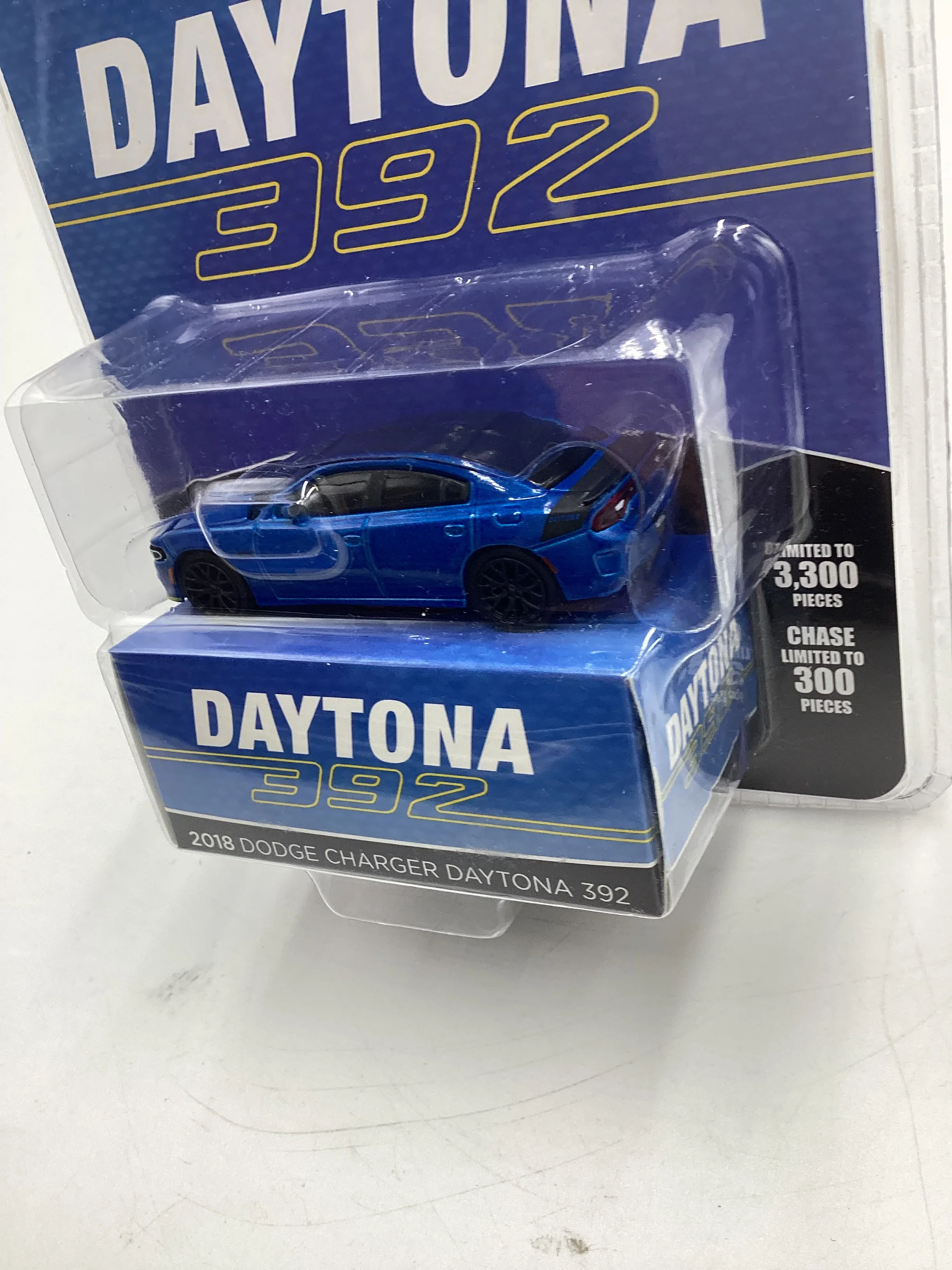 Greenlight GL Mijo Exclusives 1/3300 Dodge Charger Daytona 392 Blue 181A - Image 4