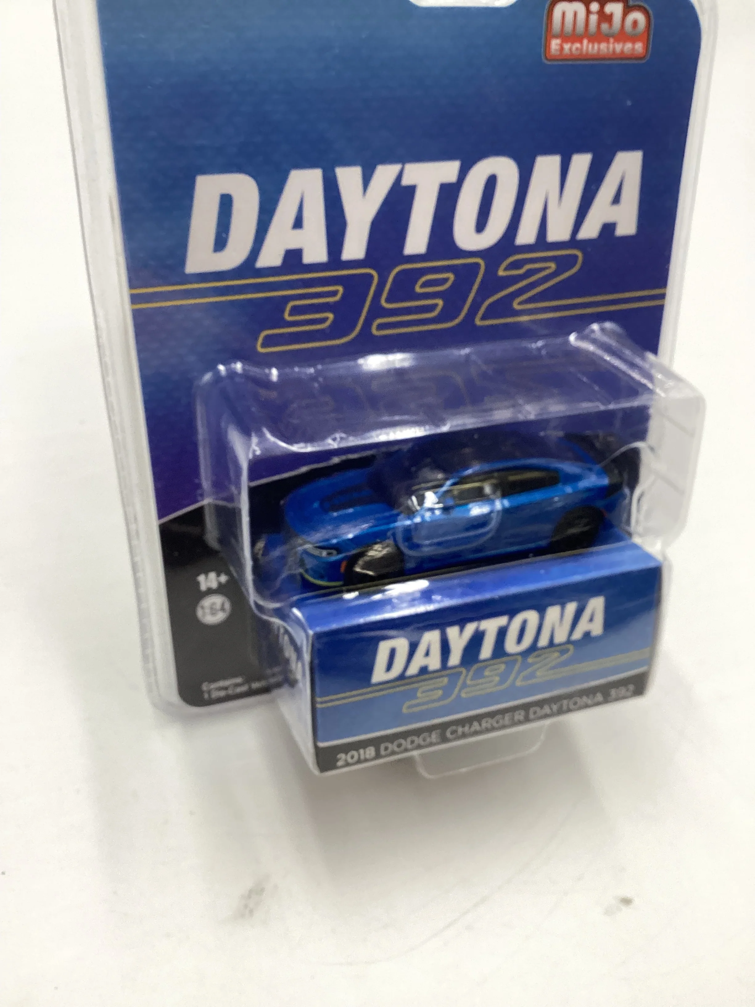 Greenlight GL Mijo Exclusives 1/3300 Dodge Charger Daytona 392 Blue 181A - Image 5