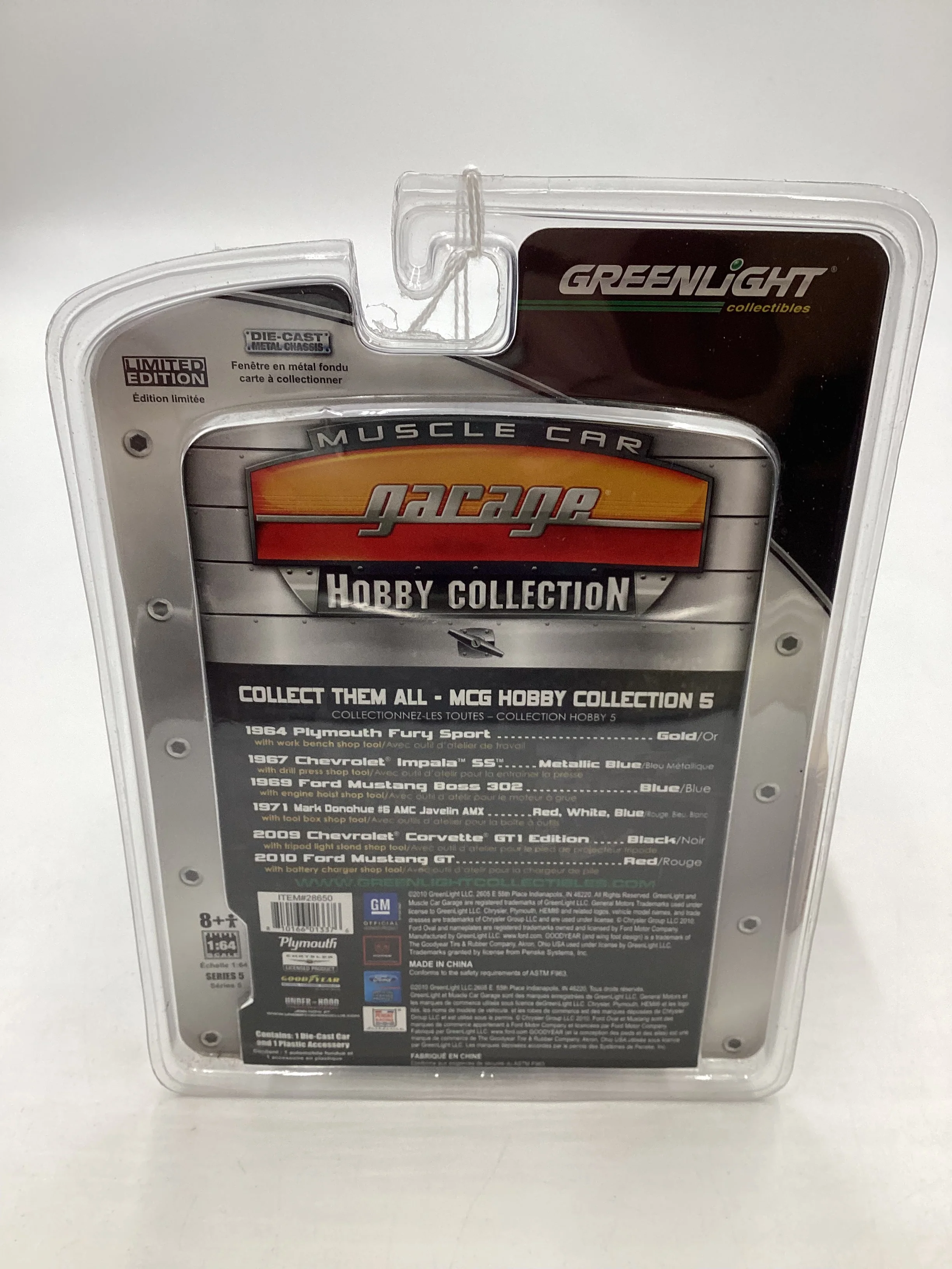 Greenlight GL Muscle Car Garage Hobby Collection Series 5 1971 Mark Donohue #6 AMC Javelin AMX - Image 7