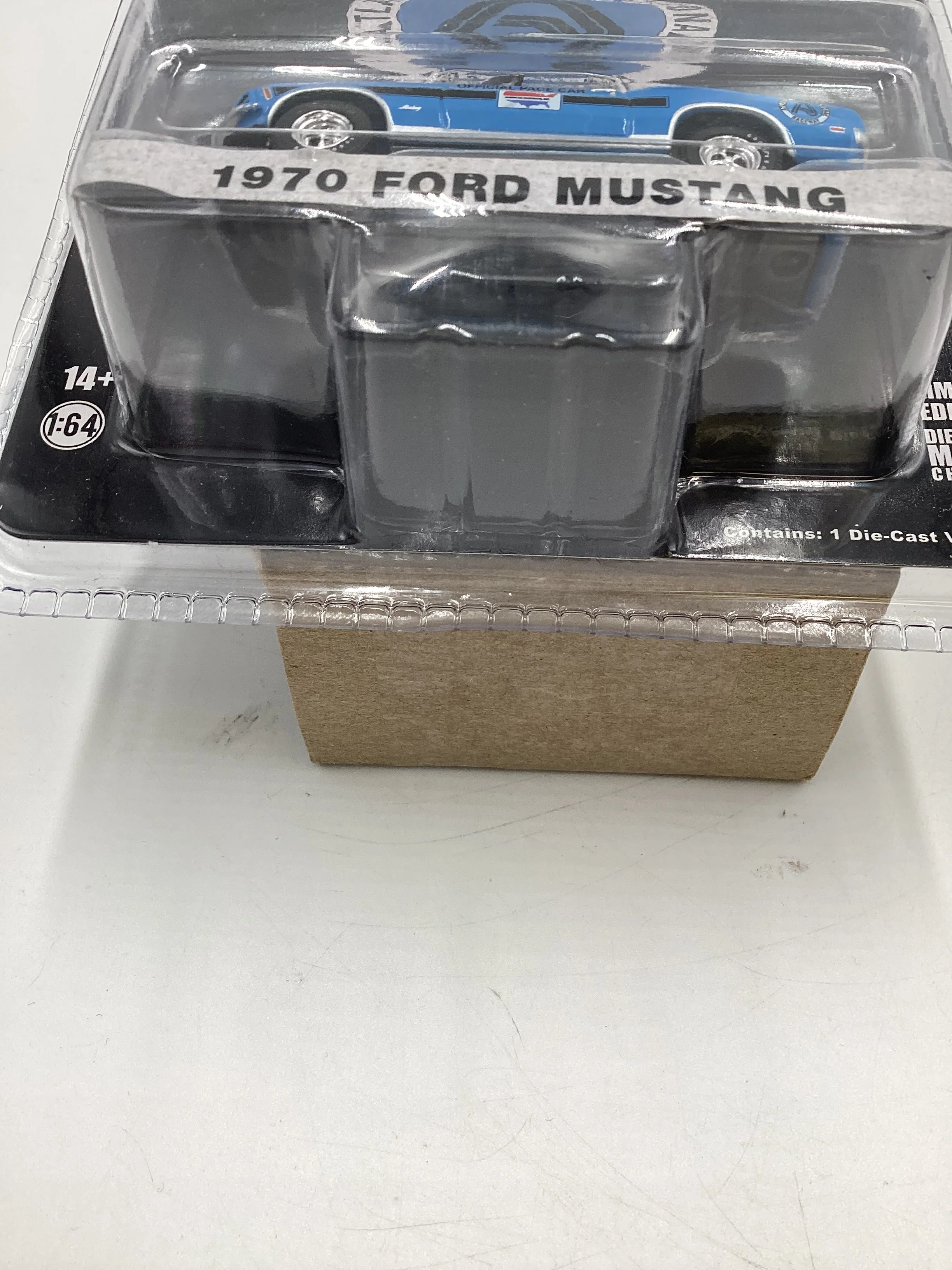 Greenlight GL Hobby Exclusive Atlanta International Raceway 1970 Ford Mustang Blue 181D - Image 6
