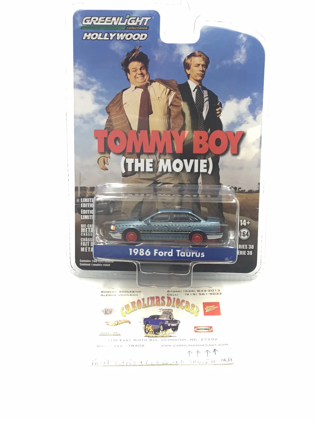 Greenlight Hollywood Tommy Boy 1986 Ford Taurus Target Chase