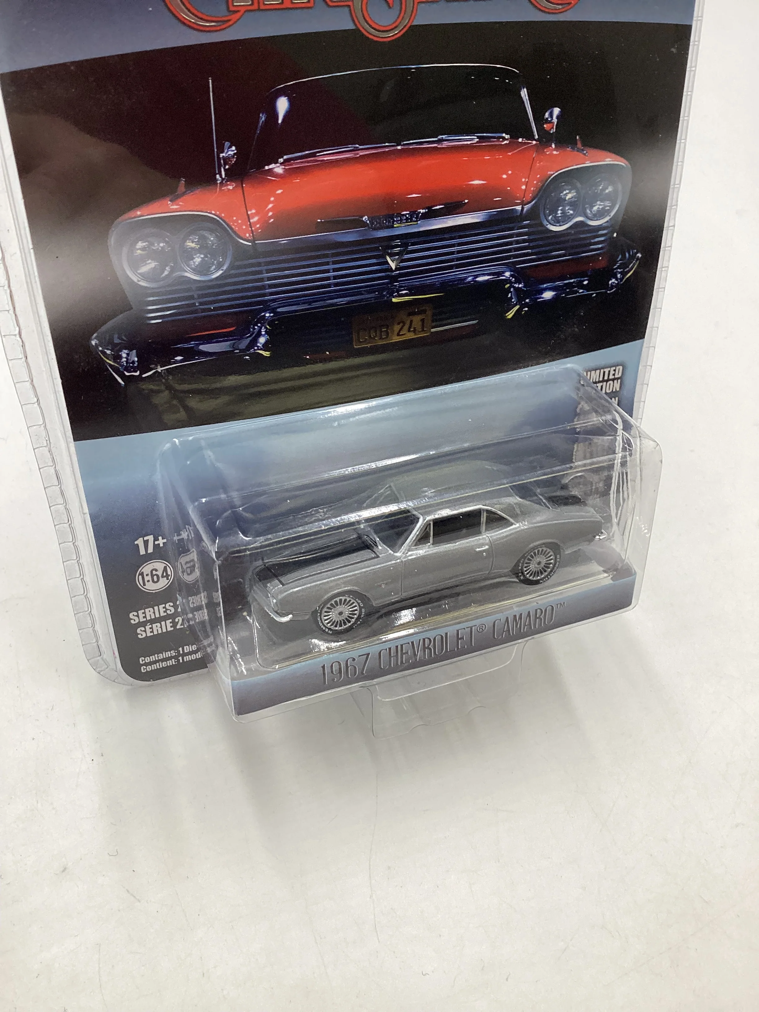 Greenlight Hollywood Christine 1967 Chevrolet Camaro Silver - Image 6