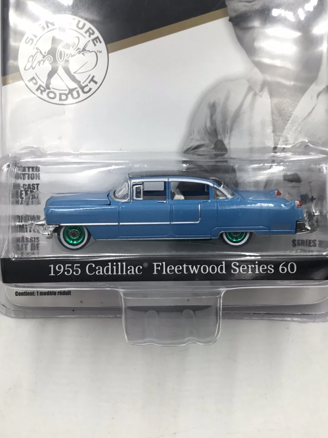 Greenlight Hollywood Elvis 1955 Cadillac Fleetwood Series 60 green machine CHASE - Image 2