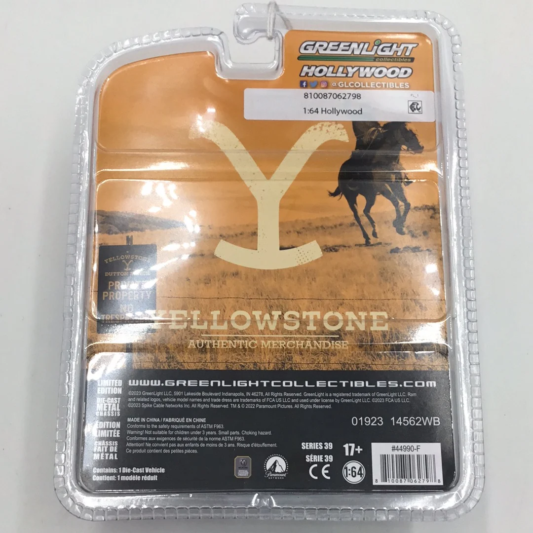 Greenlight Hollywood Yellowstone 2020 Dodge Ram 2500 Walmart Chase Blue Series 39 - Image 5