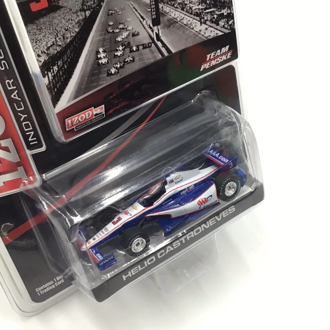 Greenlight Izod IndyCar Series #3 Helio Castroneves AAA insurance 1/64 - Image 4