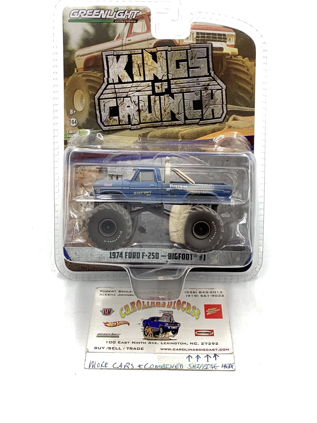 Greenlight Kings of crunch 1974 Ford F250 Bigfoot #1 Dirty version