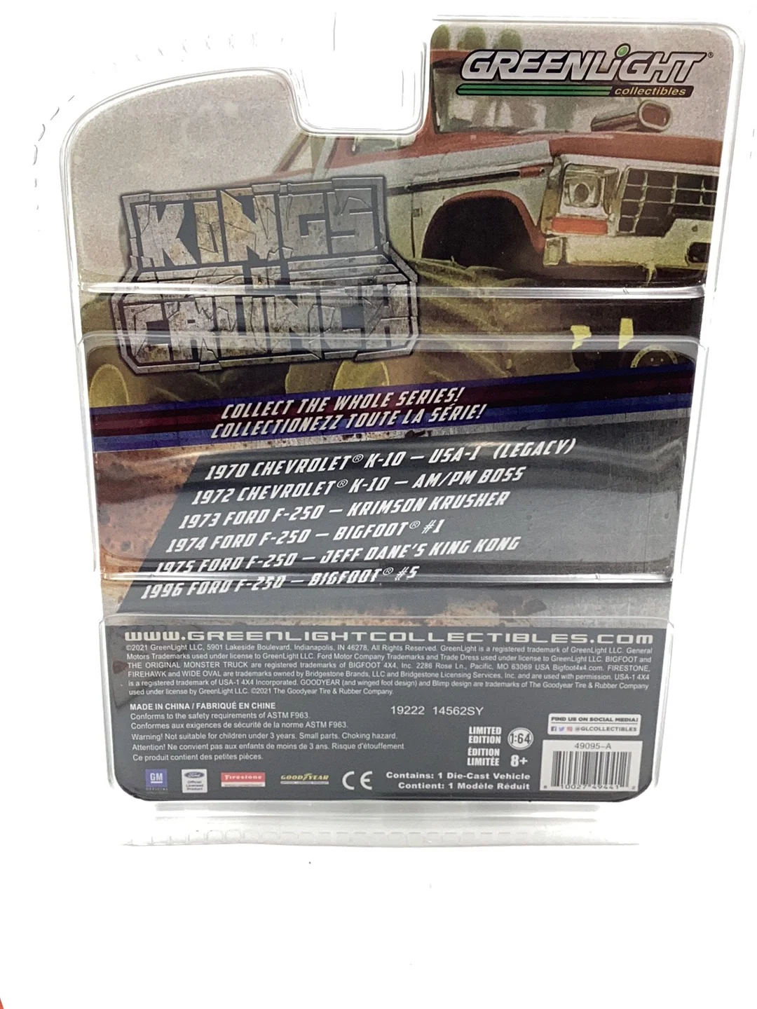 Greenlight Kings of crunch 1974 Ford F250 Bigfoot #1 Dirty version - Image 6