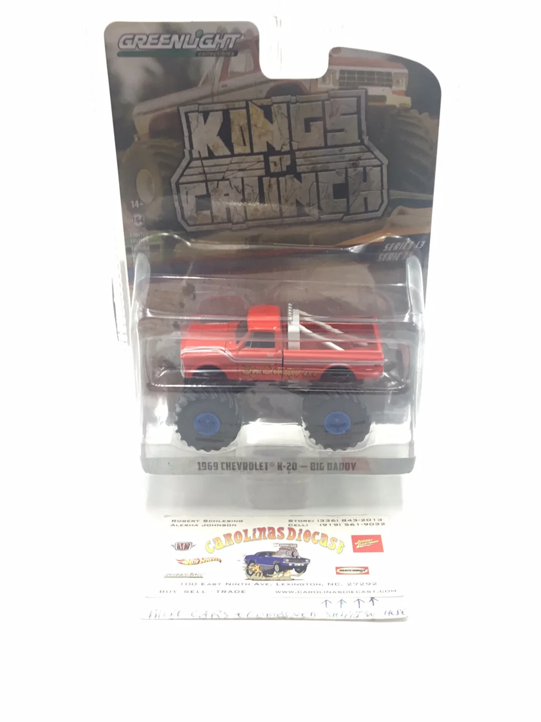 Greenlight Kings of crunch series 13 1969 Chevrolet K-20 Big Daddy Walmart chase