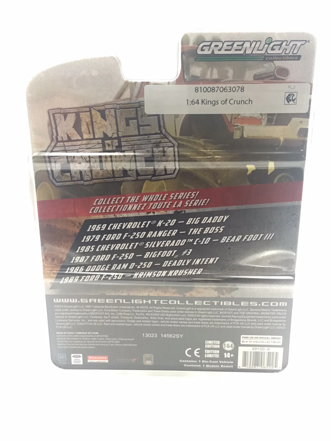 Greenlight Kings of crunch series 13 1969 Chevrolet K-20 Big Daddy Walmart chase - Image 4