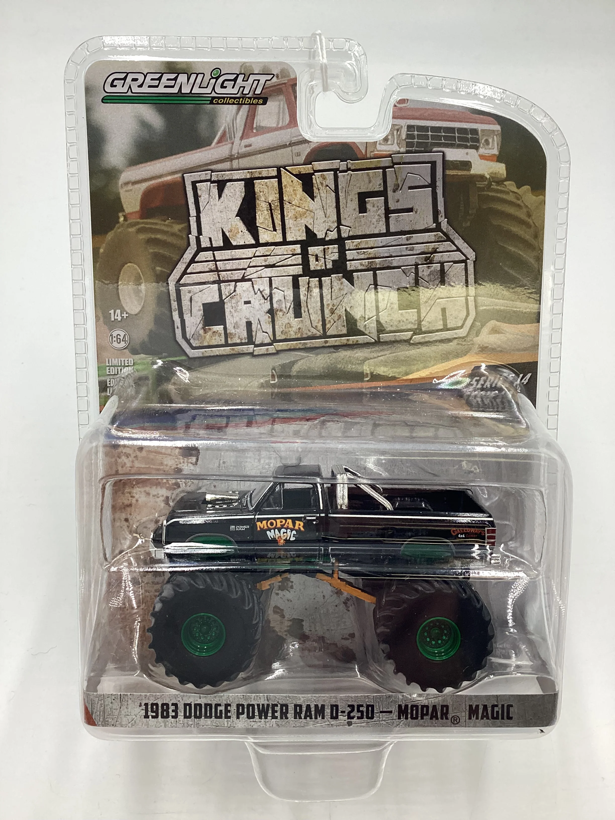 Greenlight Kings of Crunch Series 14 1983 Dodge Power Ram D-250 Mopar Magic Chase - Image 2