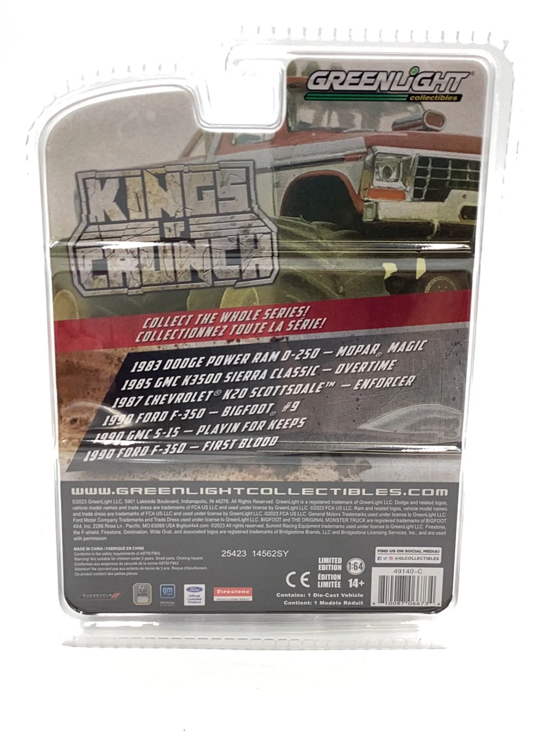 Greenlight Kings of crunch series 14 1987 Chevrolet K20 Scottsdale Enforcer Chase - Image 8