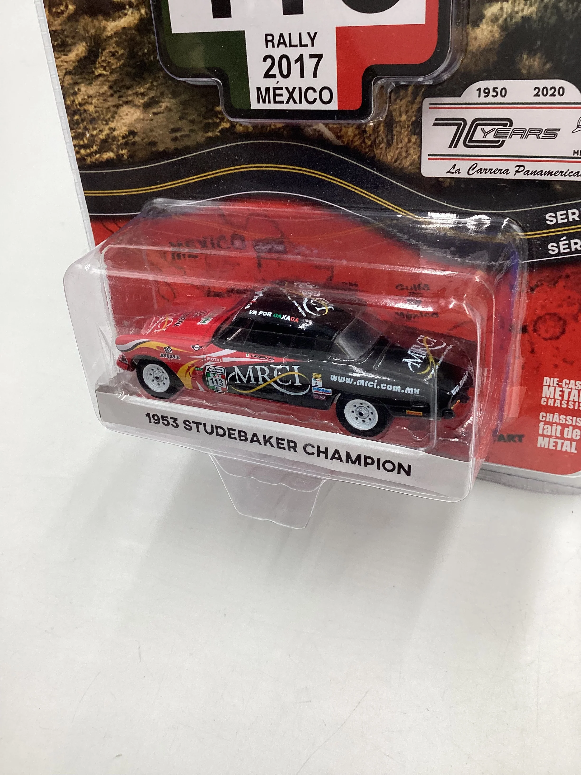 Greenlight La Carrera Panamericana #113 Black Studebaker Champion 178B - Image 4