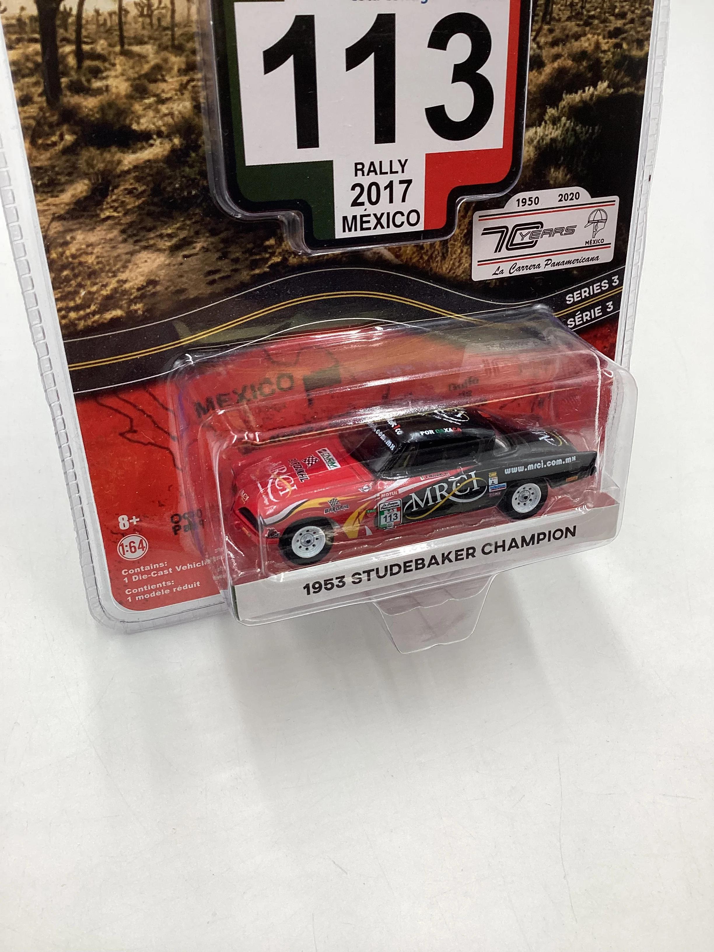 Greenlight La Carrera Panamericana #113 Black Studebaker Champion 178B - Image 5