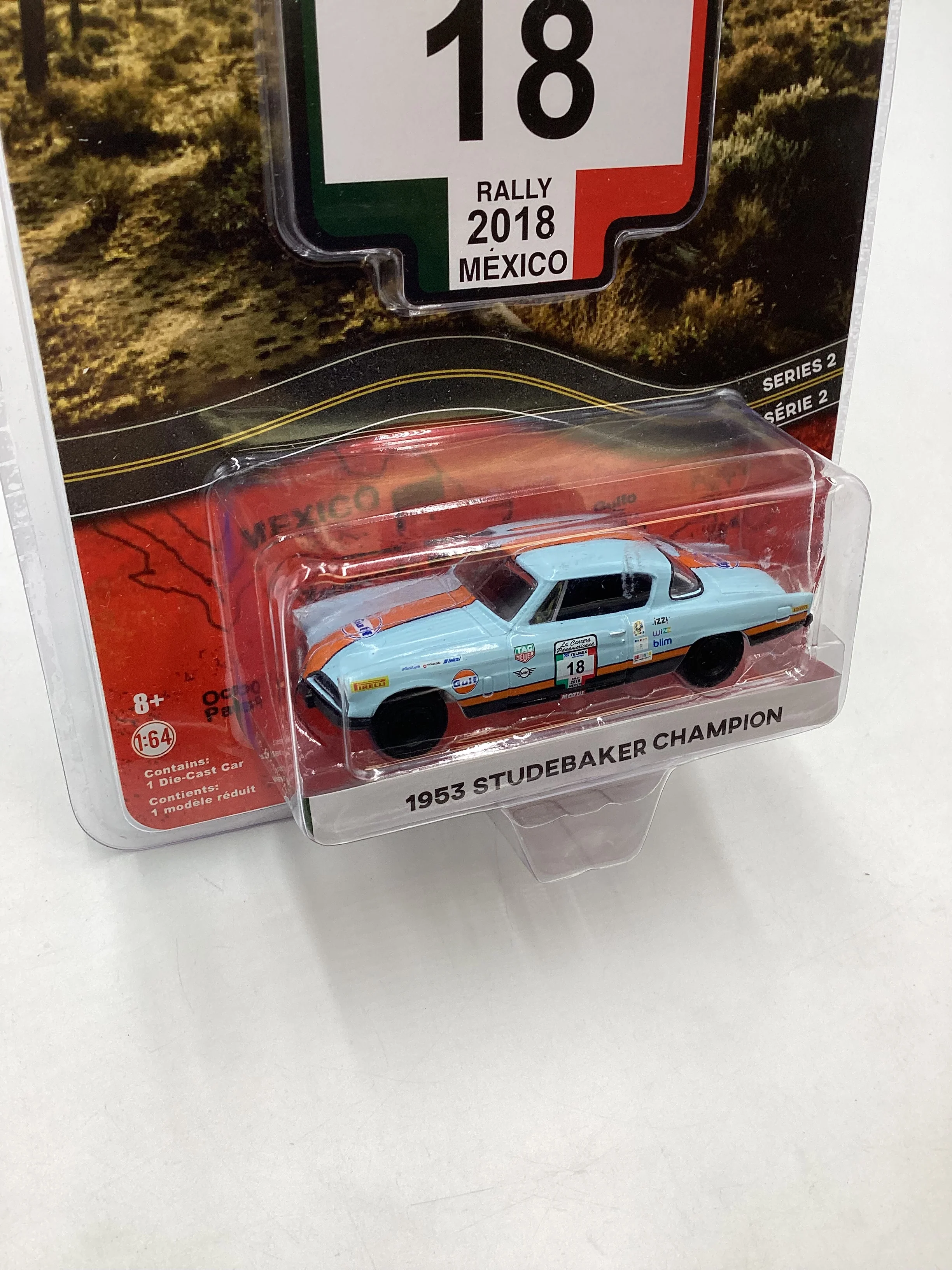Greenlight La Carrera Panamericana #18 Gulf Studebaker Champion - Image 5