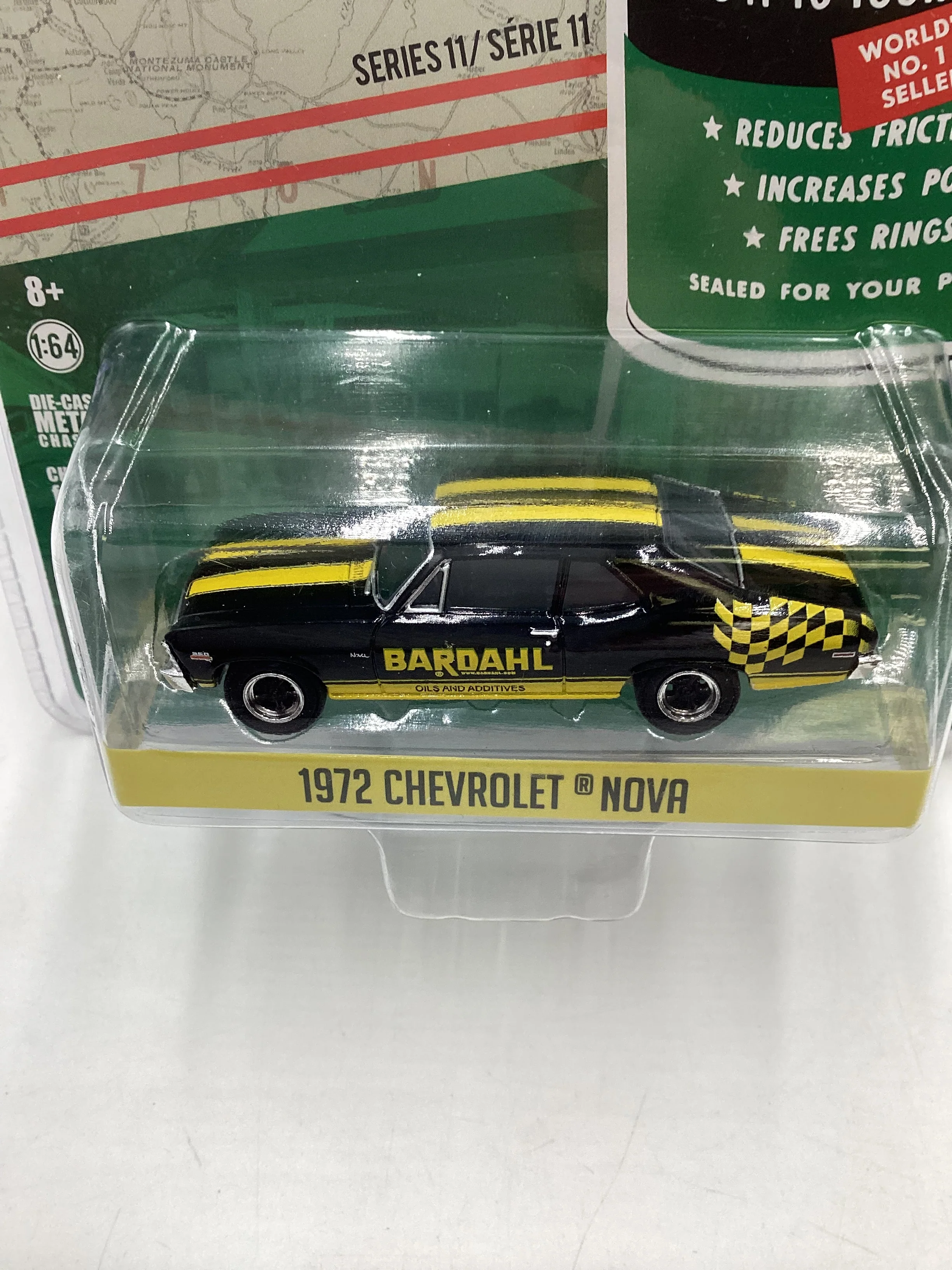 Greenlight Running on Empty Bardahl 1972 Chevrolet Nova - Image 3