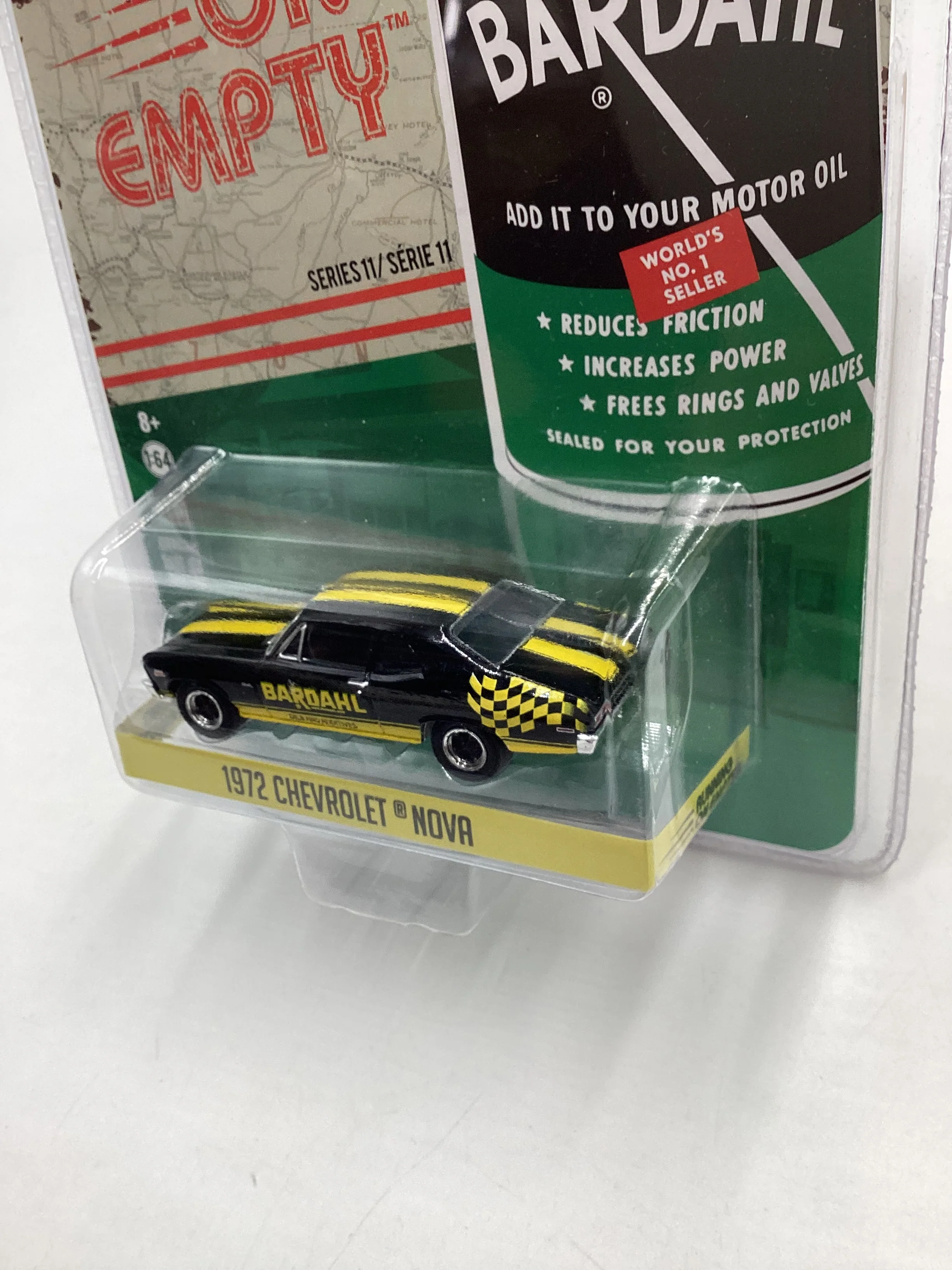 Greenlight Running on Empty Bardahl 1972 Chevrolet Nova - Image 4