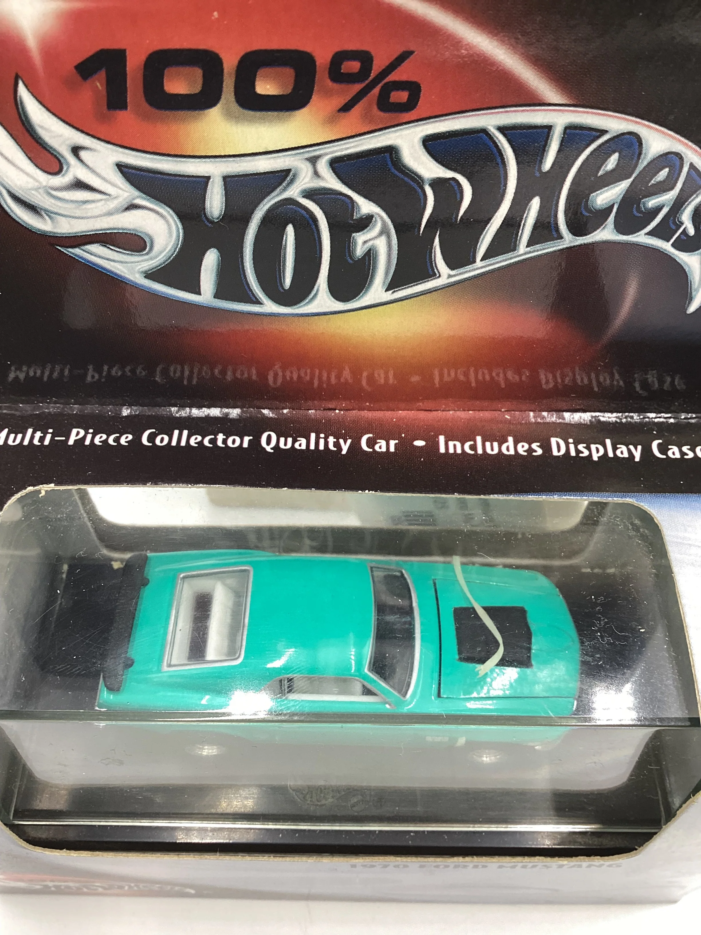 Hot Wheels Premium 100% Black Box 1970 Ford Mustang Teal (1) - Image 6
