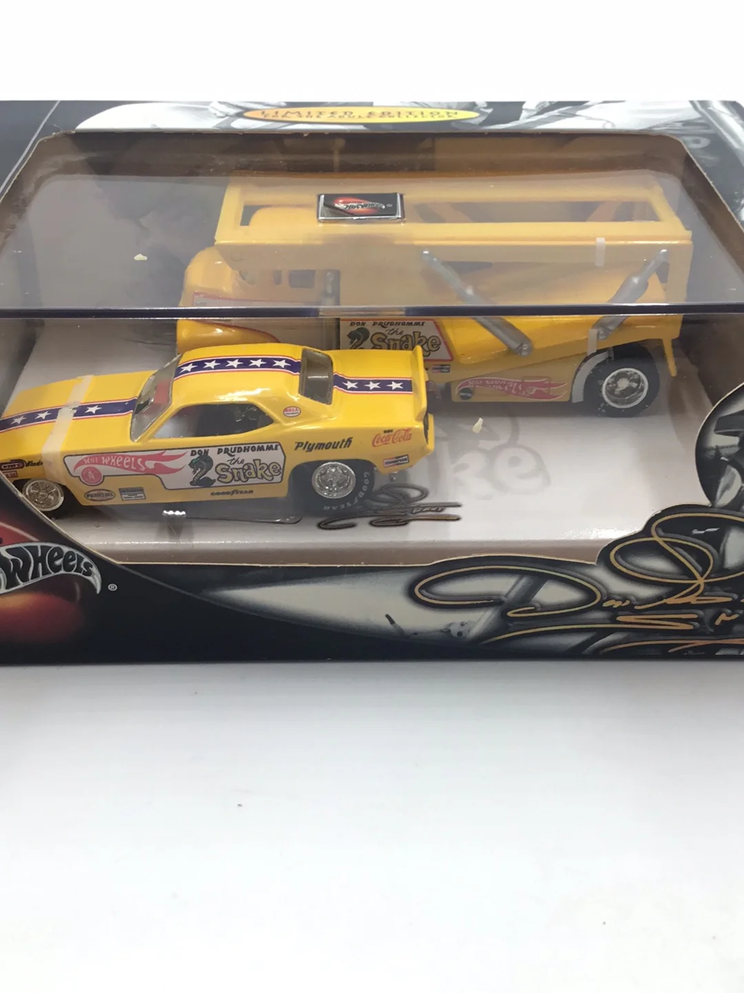 Hot Wheels 100% Black Box 2 Pack Snake Don Prudhomme Funny Car - Image 2