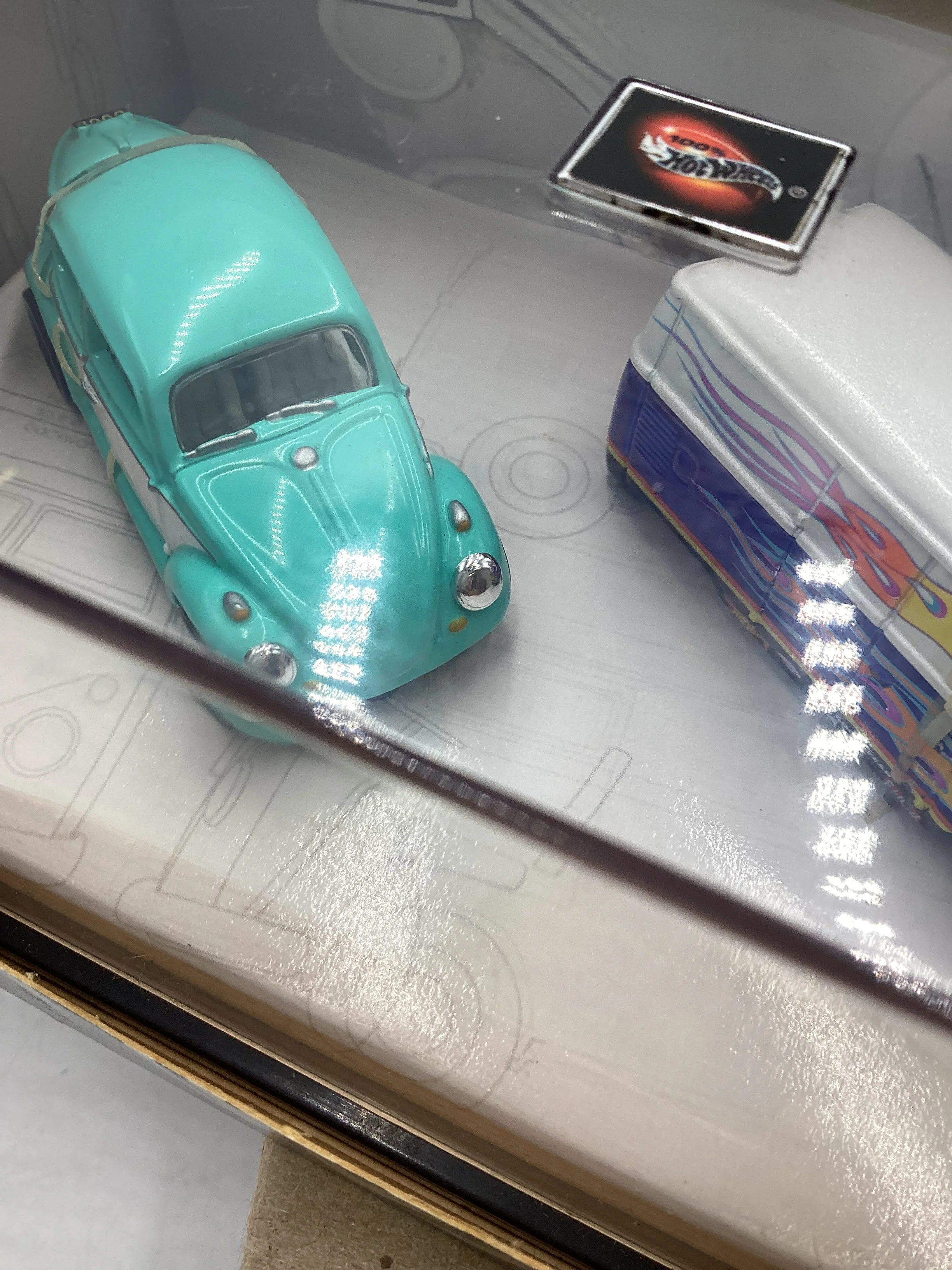 Hot Wheels 100% Black Box V Dubyas Vehicle Set 2 Pack VW - Image 5