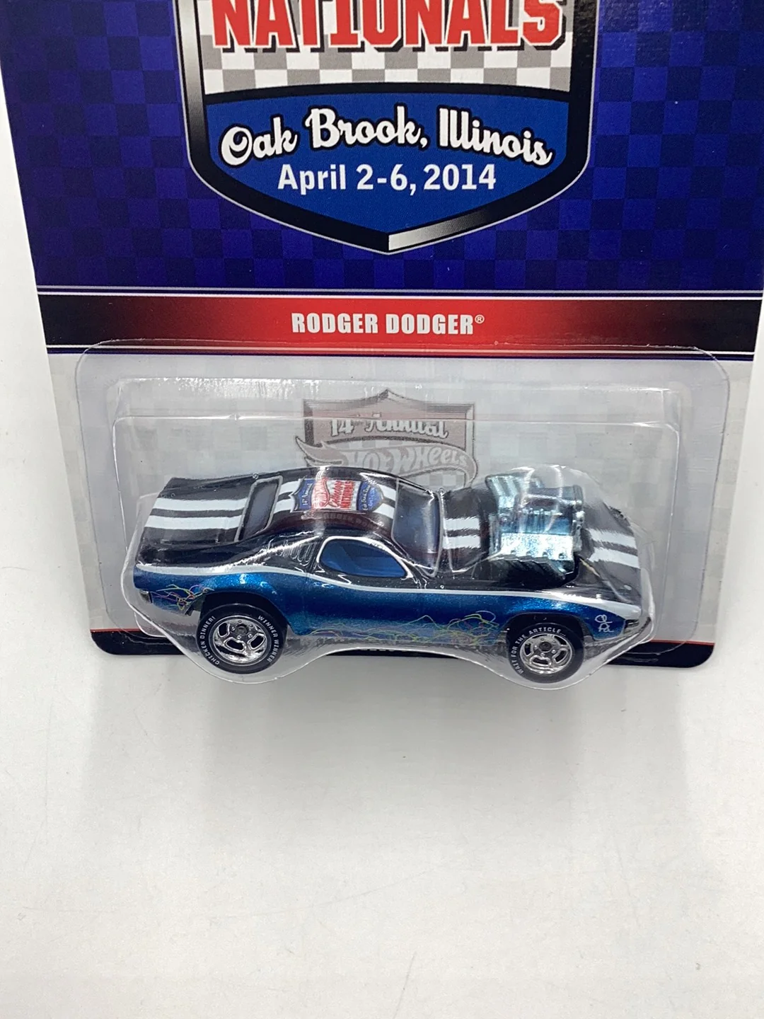 Hot Wheels 14th annual collectors nationals Rodger Dodger 1025/2000 with protector - Image 6