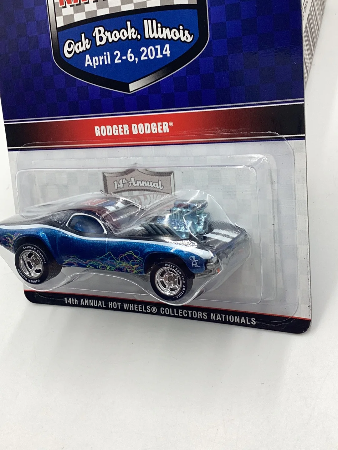 Hot Wheels 14th annual collectors nationals Rodger Dodger 1029/2000 with protector - Image 5