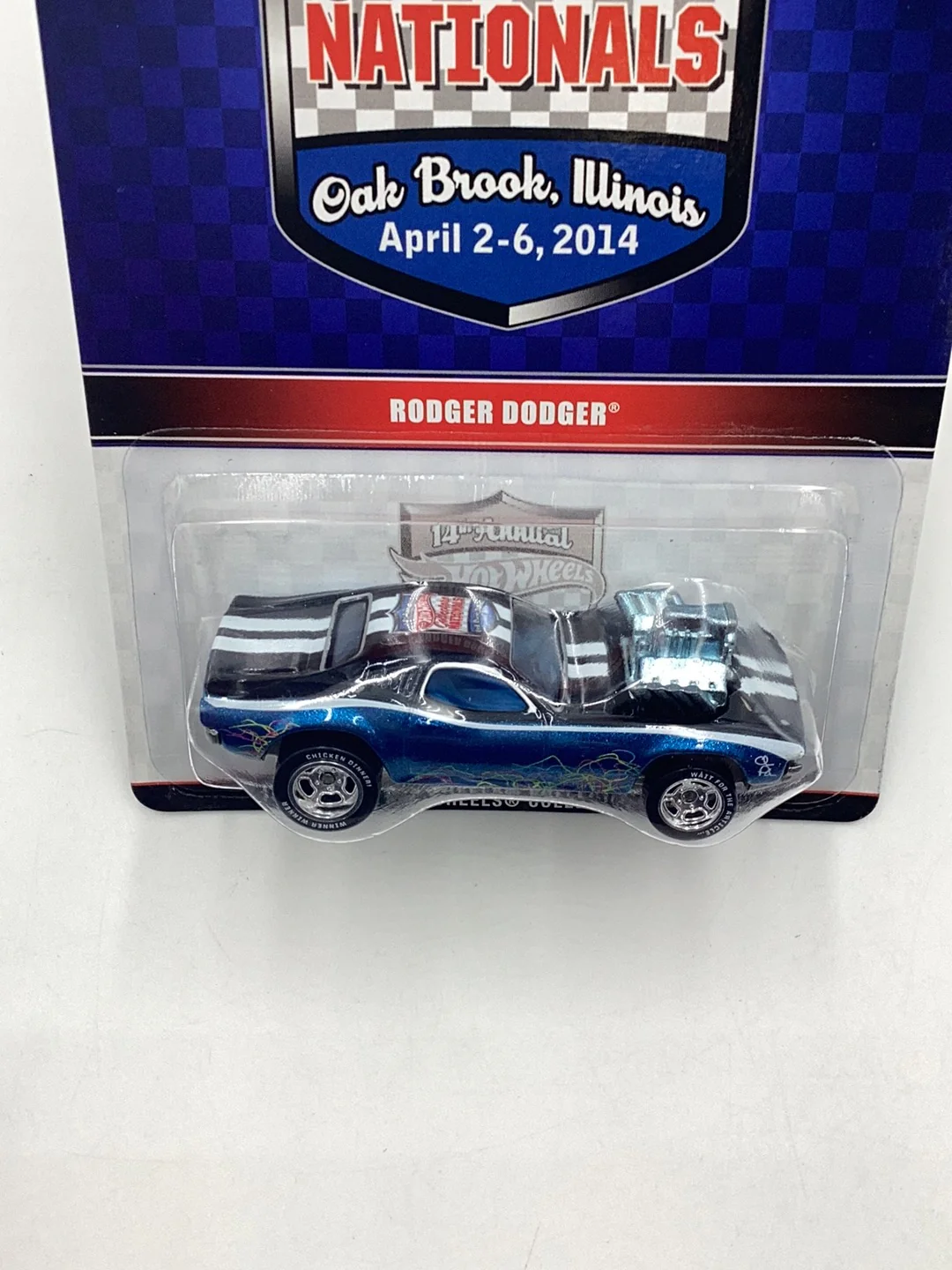 Hot Wheels 14th annual collectors nationals Rodger Dodger 1029/2000 with protector - Image 6