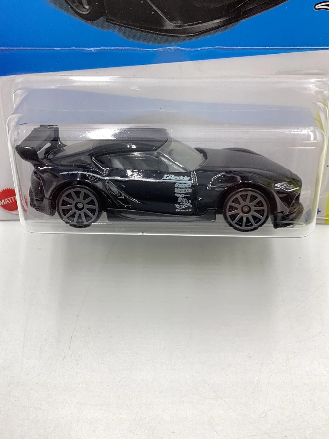 Hot Wheels #160 20 Toyota GR Supra black GameStop exclusive with protector - Image 3