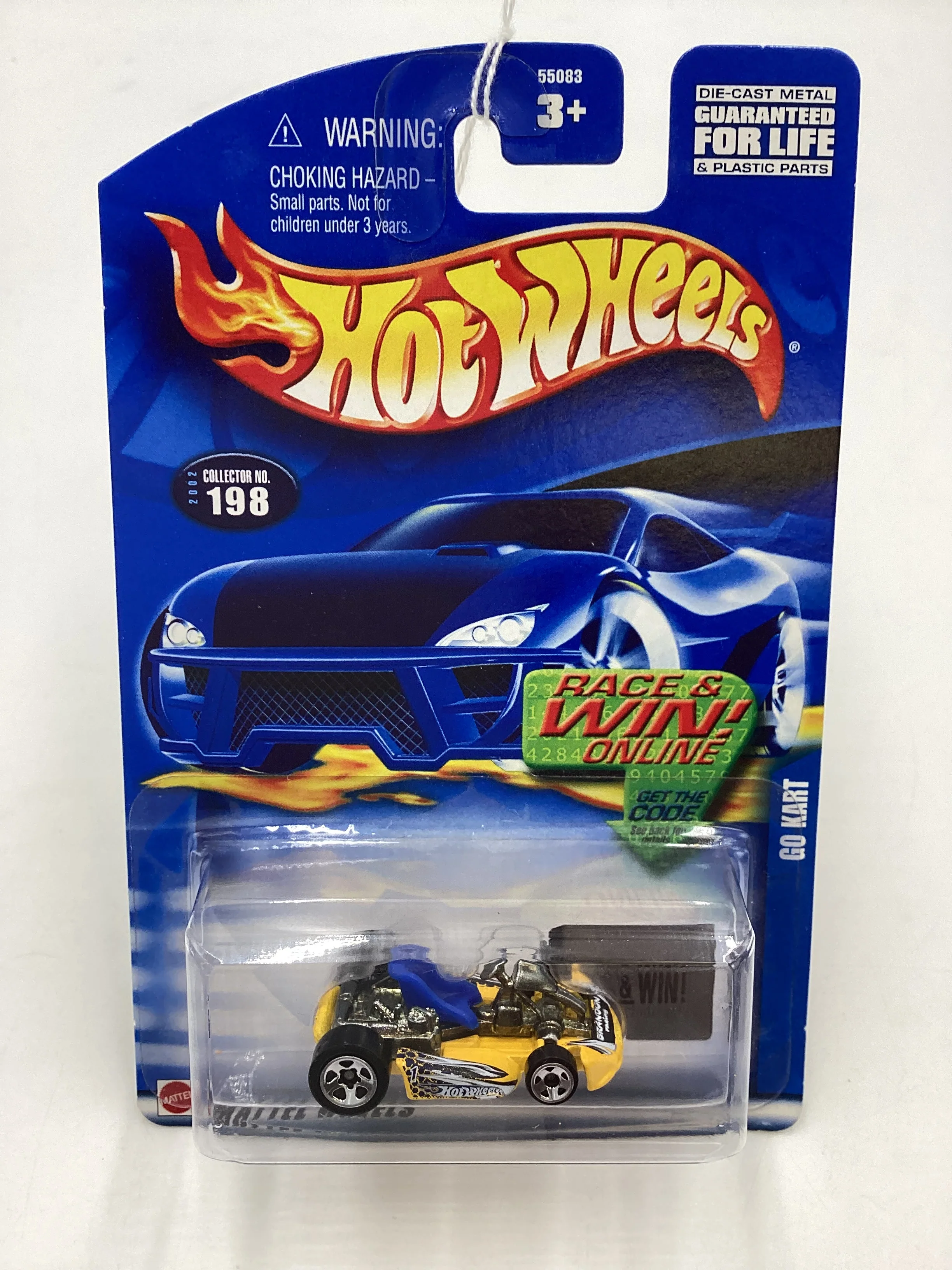 Hot Wheels #198 Go Kart Yellow - Image 2
