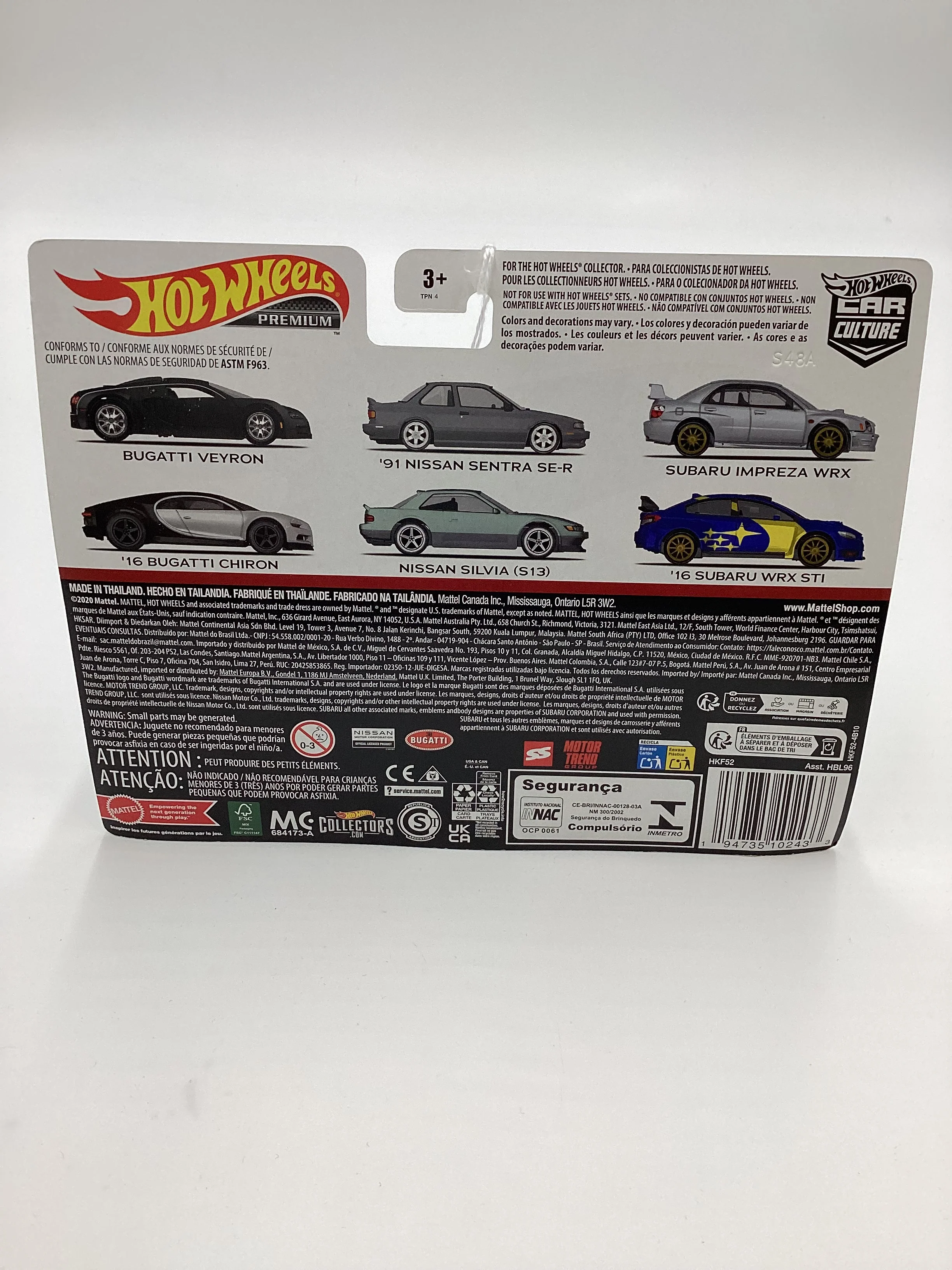 2024 Hot Wheels 2 pack Target Premium Bugatti Veyron / 16 Bugatti Chiron 281C - Image 11
