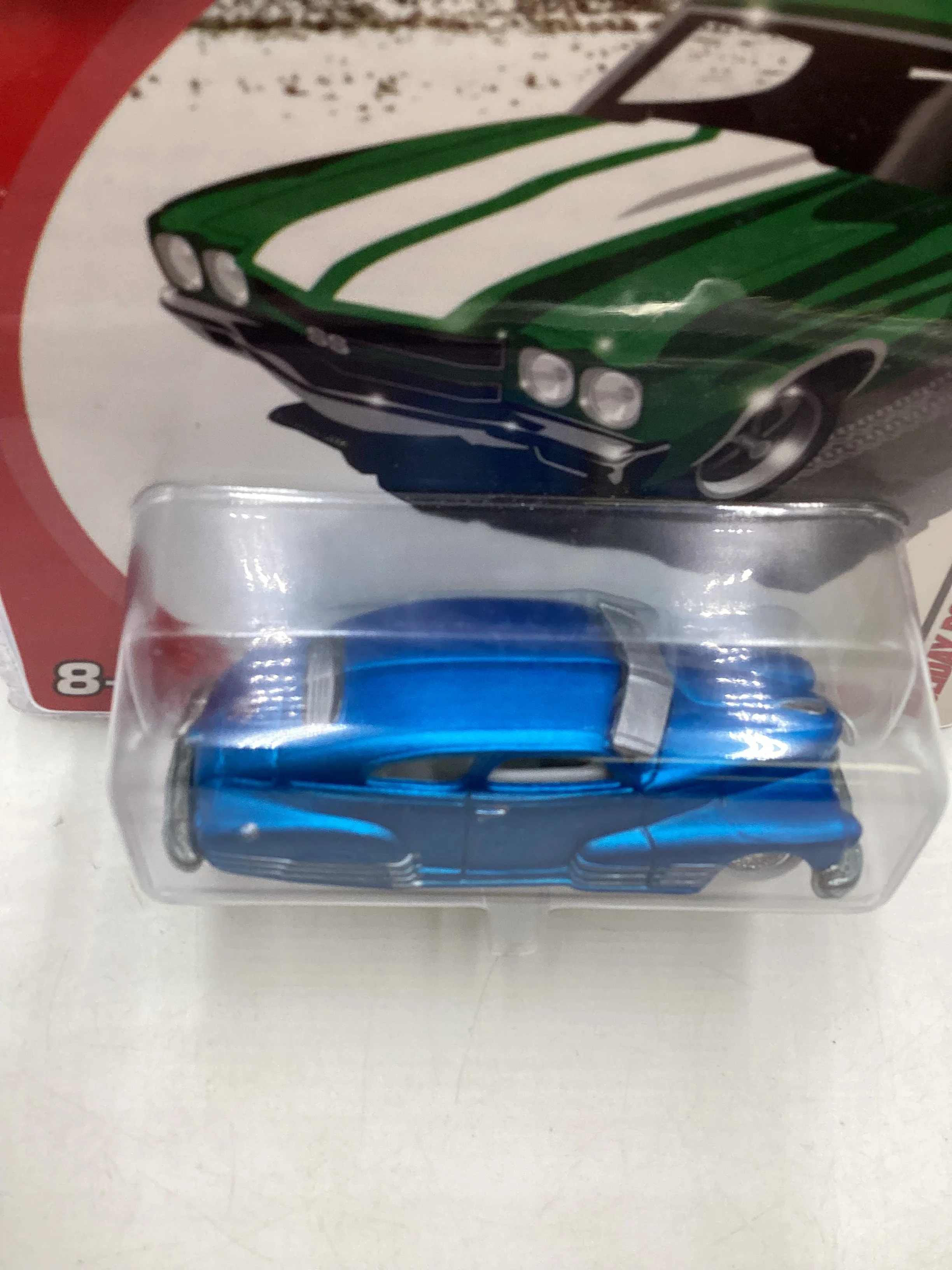 Hot wheels 2005 Holiday rods #2 1947 Chevy Fleetline Blue 272i - Image 6