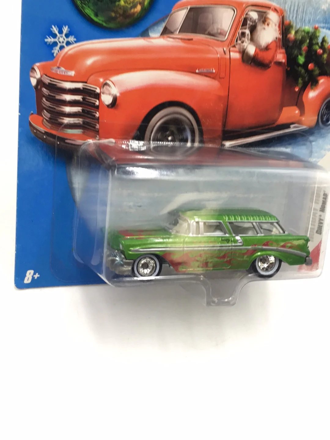 Hot wheels 2008 holiday rods #4 Chevy Nomad real riders NN1 - Image 3