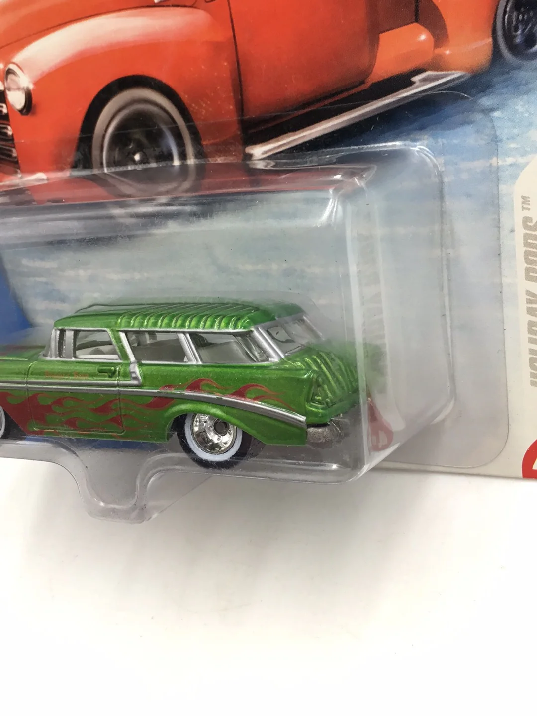 Hot wheels 2008 holiday rods #4 Chevy Nomad real riders NN1 - Image 4