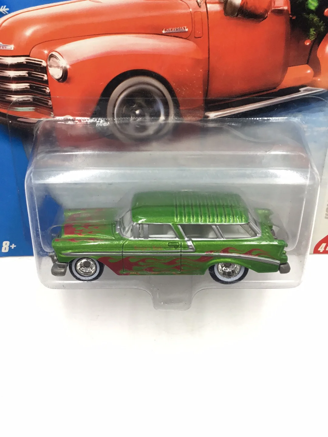 Hot wheels 2008 holiday rods #4 Chevy Nomad real riders NN1 - Image 5