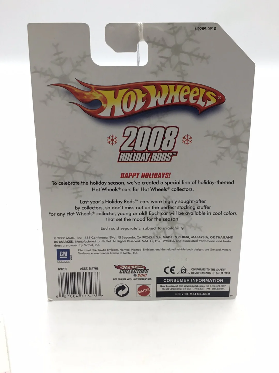 Hot wheels 2008 holiday rods #4 Chevy Nomad real riders NN1 - Image 6
