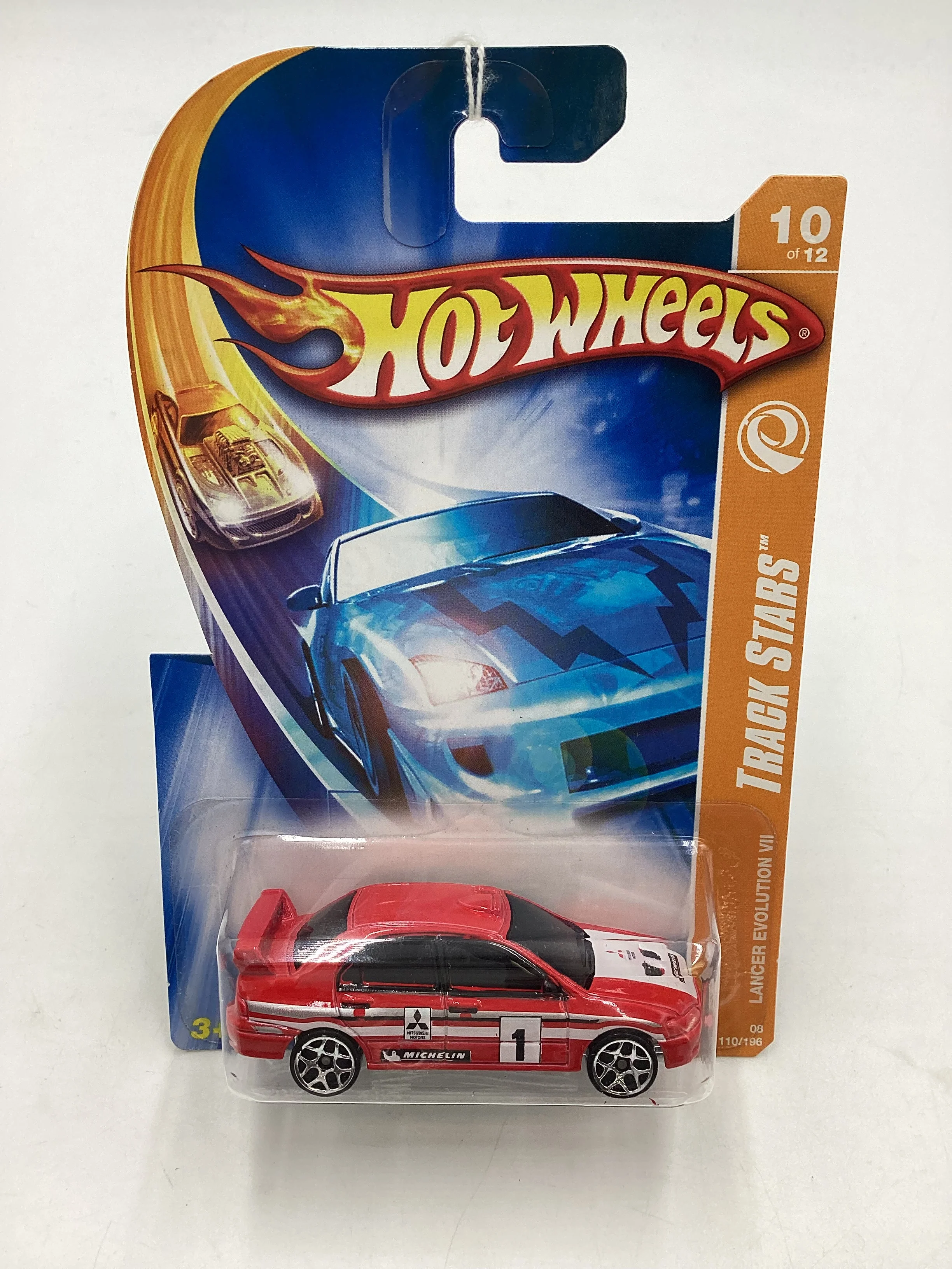 Hot Wheels 2008 Track Stars #110 Lancer Evolution VII 92E - Image 2