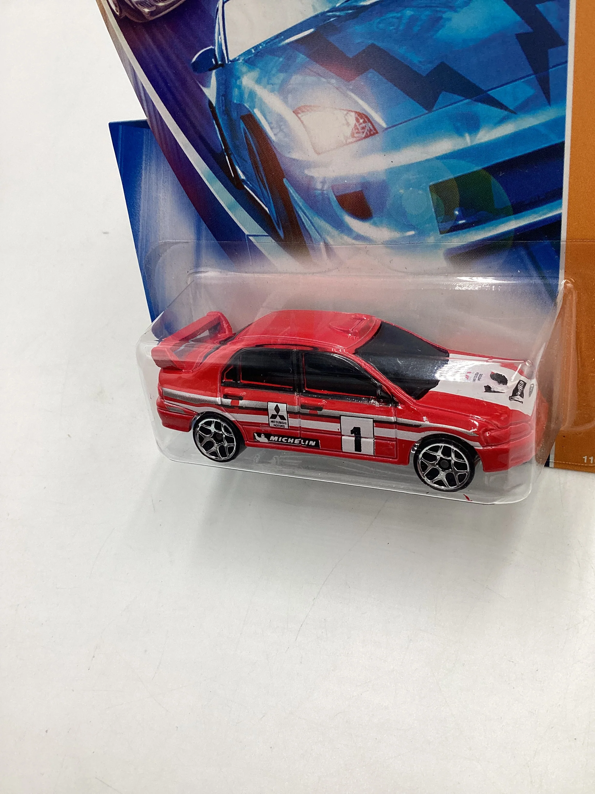 Hot Wheels 2008 Track Stars #110 Lancer Evolution VII 92E - Image 4